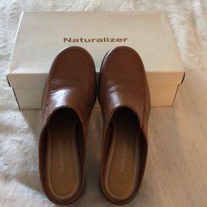 Women’s Naturalizer Saddle Brown Mules